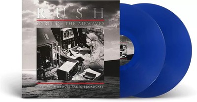 Rush-Spirt Of The Airwaves Live '80-Limited to 1000-2 LP Blue Color Vinyl Record