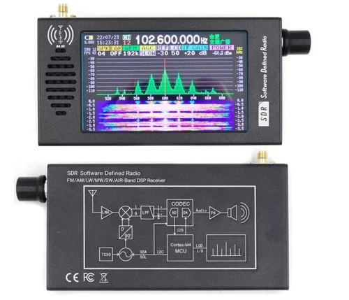 Receptor de radio SDR definido por software SDR-101 FM/AM/LW/MW/SW/AIR-Band DSP - Imagen 5 de 10