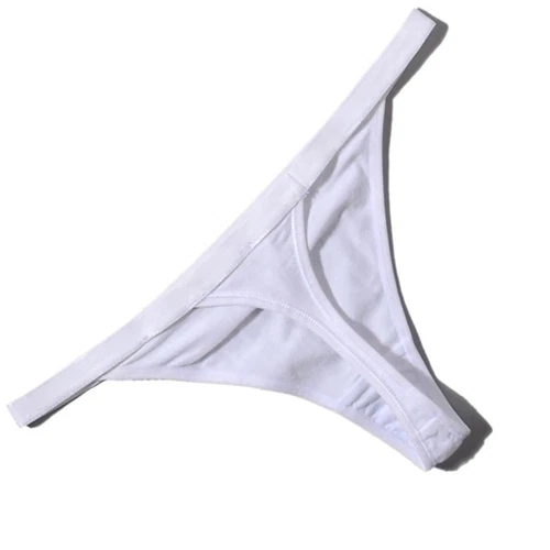 4 Pack Sexy Damen Baumwolle Höschen Slip G-String Hosen Unterwäsche Dessou Thong - Bild 8 von 9
