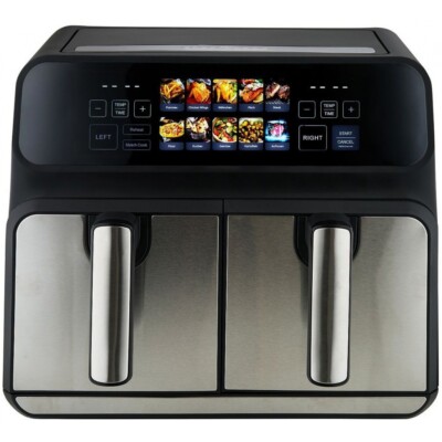 ProfiCook PC-FR 1287 H Heißluftfritteuse edelstahl/schwarz Automatikprogramme