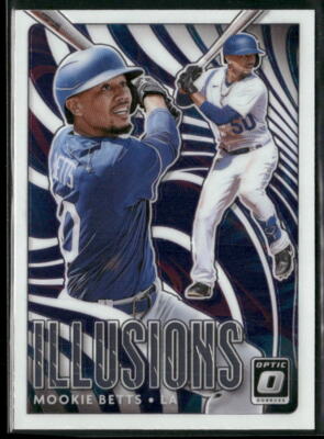 Mookie Betts 2020 Donruss Optic Illusions #OI-7 - Los Angeles Dodgers