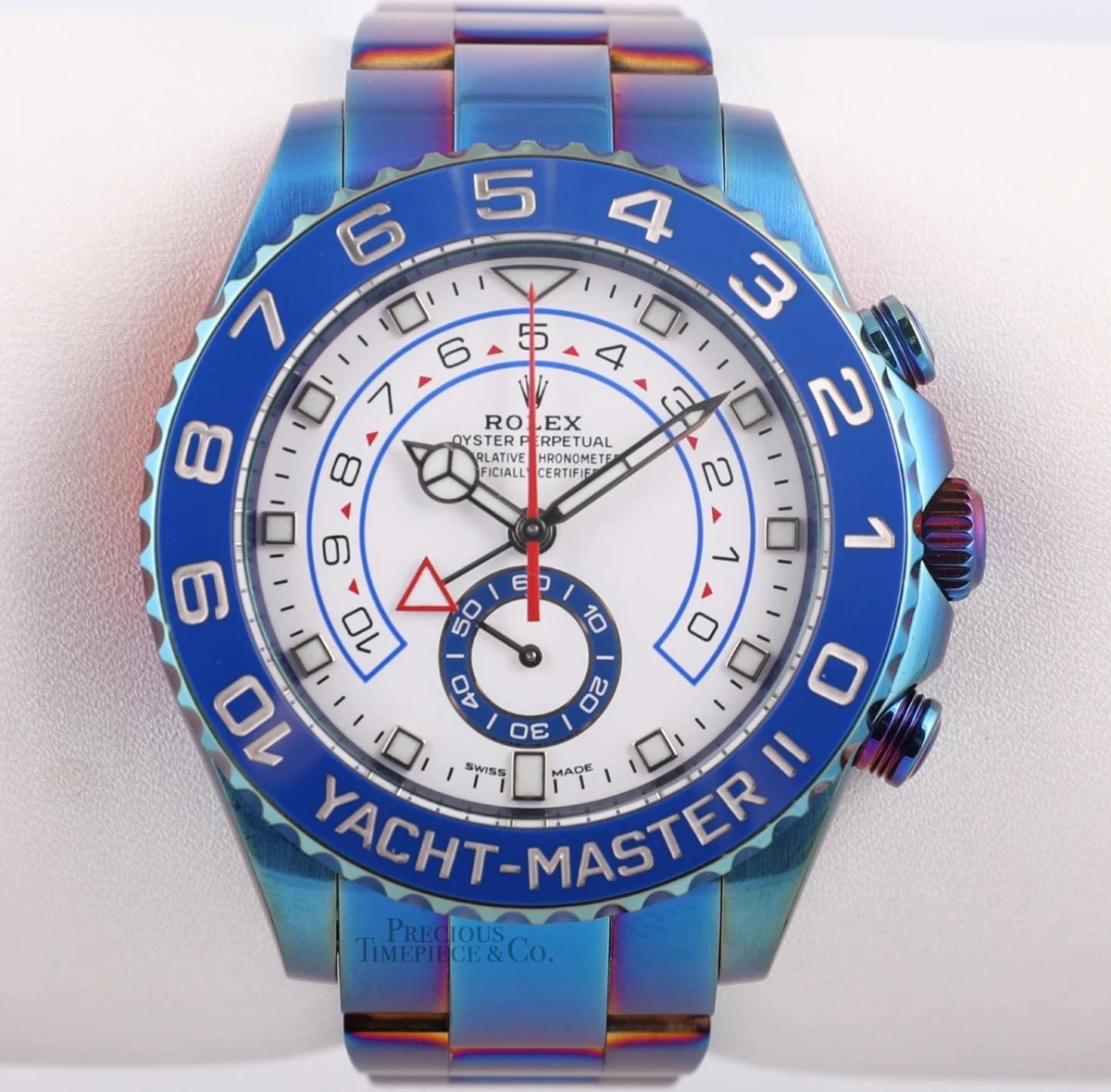 Bright Blue Strap for This Amazing Rolex Yacht Master! Yes or No