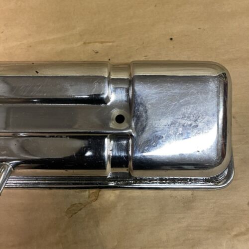 Original Triumph TR4 TR4A Valve Cover Cam Cover Chrome OEM - Picture 3 of 10