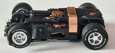 Autoworld Short Wheelbase BF Goodrich Xtraction HO slot Chassis Runs on Tomy AFX
