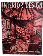 Interior Design Mag Nov 1966 ~ Mid-Century Modern Interiors, Resources Council