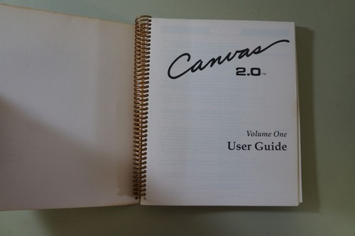 Deneba Software - Canvas 2.0 para Macintosh - Guía del usuario volumen uno - Imagen 4 de 5