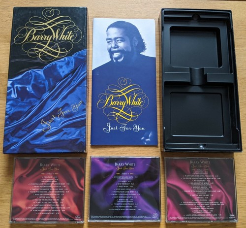 Barry White - Just for You (RARE, US 3 CD BOX SET 1992) - Picture 2 of 2