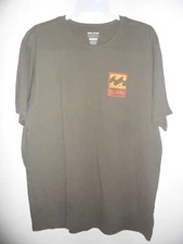 Billabong Men's Short Sleeve T-Shirt DREAM - OLV - Small - NWT