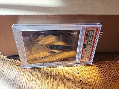 2023 Star Wars Obi-wan Kenobi Commémorative Medallion Obi Wan25/25 Omega Psa 7
