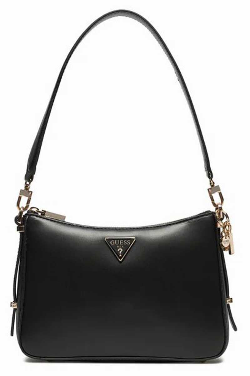 Guess Daryna Top Zip Status Crossbody Bag Womens Bag In Black | eBay