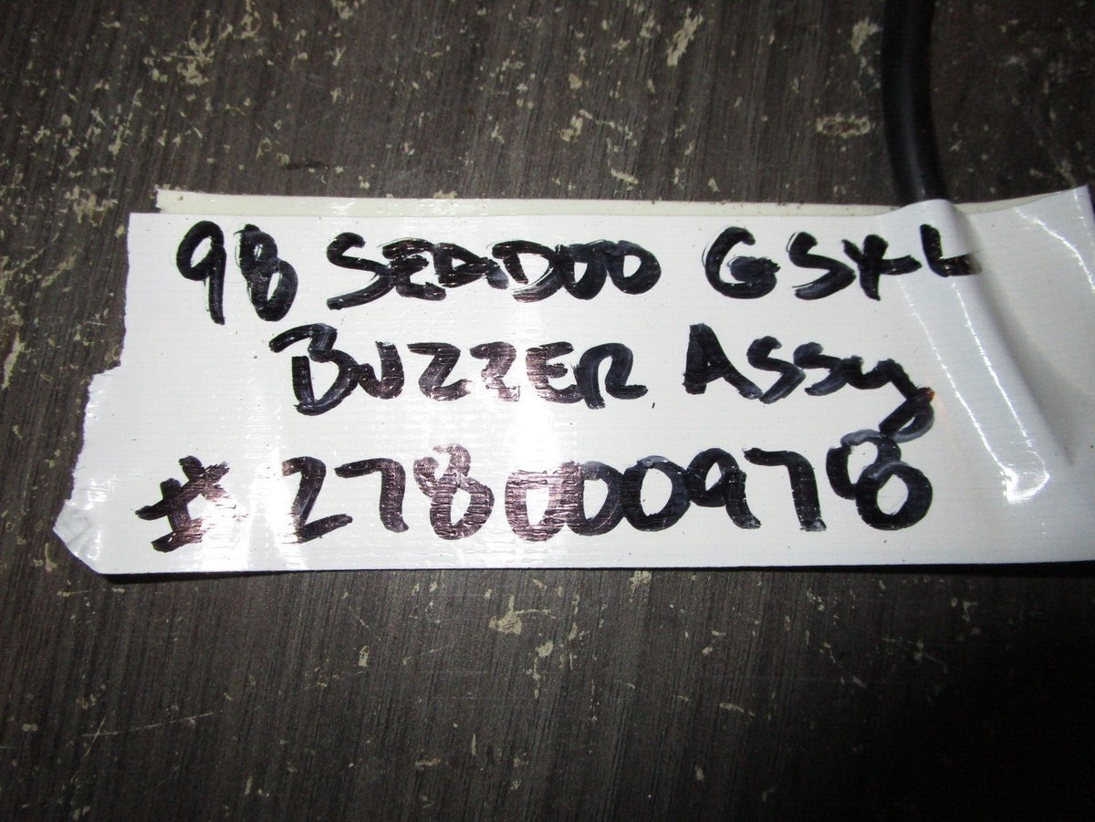 98 SEADOO GSXL WARNING BUZZER BEEPER 278000978 | eBay