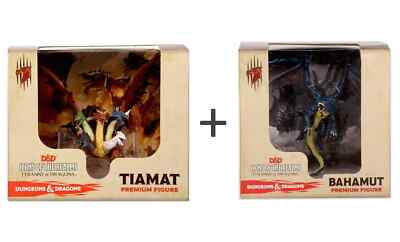 D&D Icons of the Realms - Tiamat + Bahamut Figure - Dungeons and Dragons NEU OVP