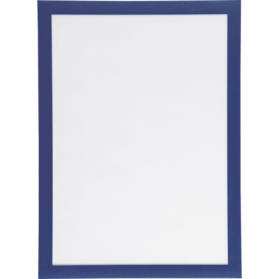 Aufkleber DURABLE Informationsrahmen DURAFRAME dunkelblau selbstklebend A3 2/VE