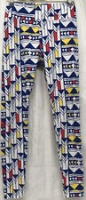 NEW LuLaRoe Leggings Pants Abstract Aztec Print One Size RN 142161 NWOT
