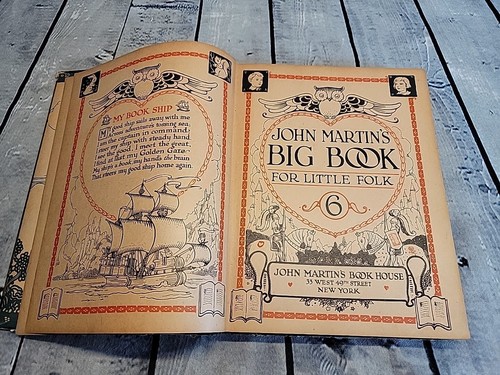 John Martin’s Big Book for Little Folk No. 6 Illustrated Children's Antique 1922 - Picture 2 of 8