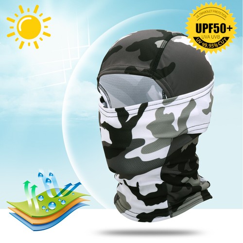Balaclava Face Mask UV Protection Ski Sun Hood Tactical Camo Masks for Men Women - Picture 7 of 56