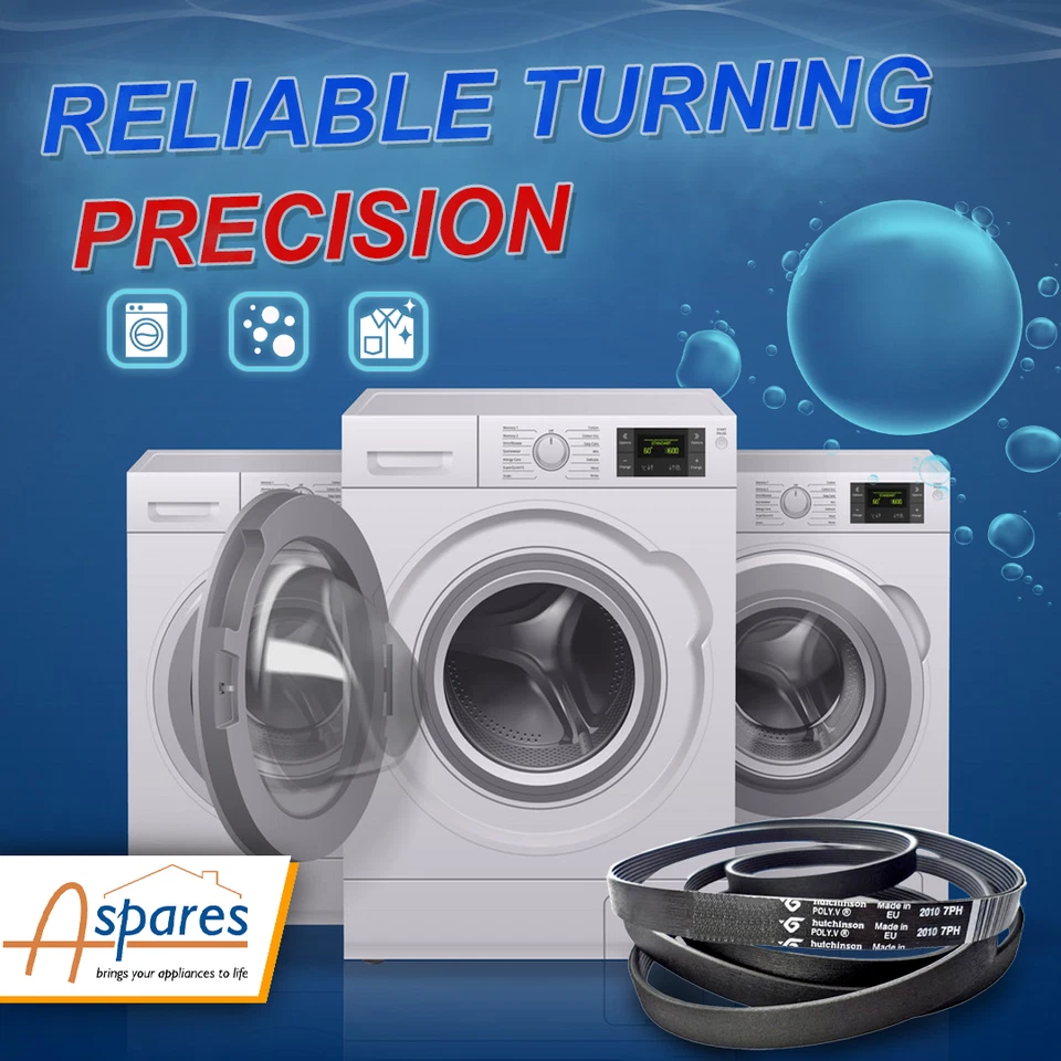 HOTPOINT TUMBLE DRYER BELT 20107PH C00311014 FOR TDWSF73B TDWSF83BEP TDWSF83EPZ - Image 4 of 4