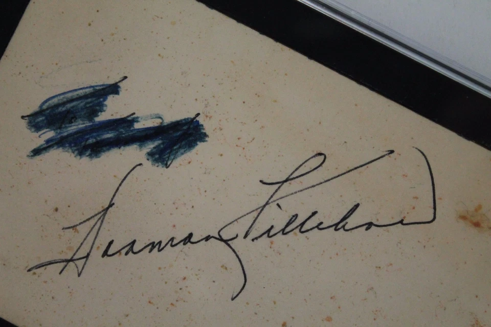 HARMON KILLEBREW (d.2011) HOF Senators Autograph 3x5 Index Card Slabbed SGC RARE - Image 2 of 2