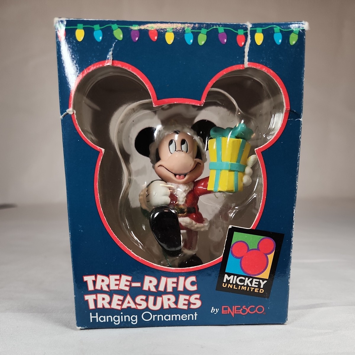 Enesco Mickey Unlimited Santa Presents Tree-rific Christmas