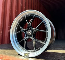 Mflow Mfl1 Matte Black Deep Dish Lip Wheels 19x9.5 Et38 5x120 Cb72.6 Set Of 4 Mflow Mfl1 Matte Black Deep Dish Lip Wheels 19x9.5 Et38 5x120 Cb72.6 Set Of 4