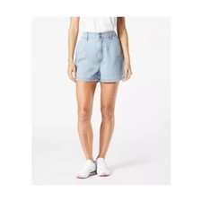 DENIZEN from Levi's L129102 Womens Light Blue Loose A-Line Jean Shorts Size 29
