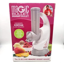 Magic Bullet DESSERT BULLET Healthy Dessert Maker Sorbet Yogurt Smoothies