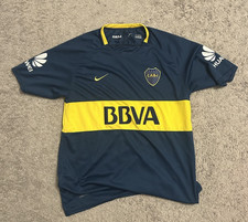 Boca Juniors jersey XL Nike 2017/18 Blue Yellow BBVA Xeneize Argentina