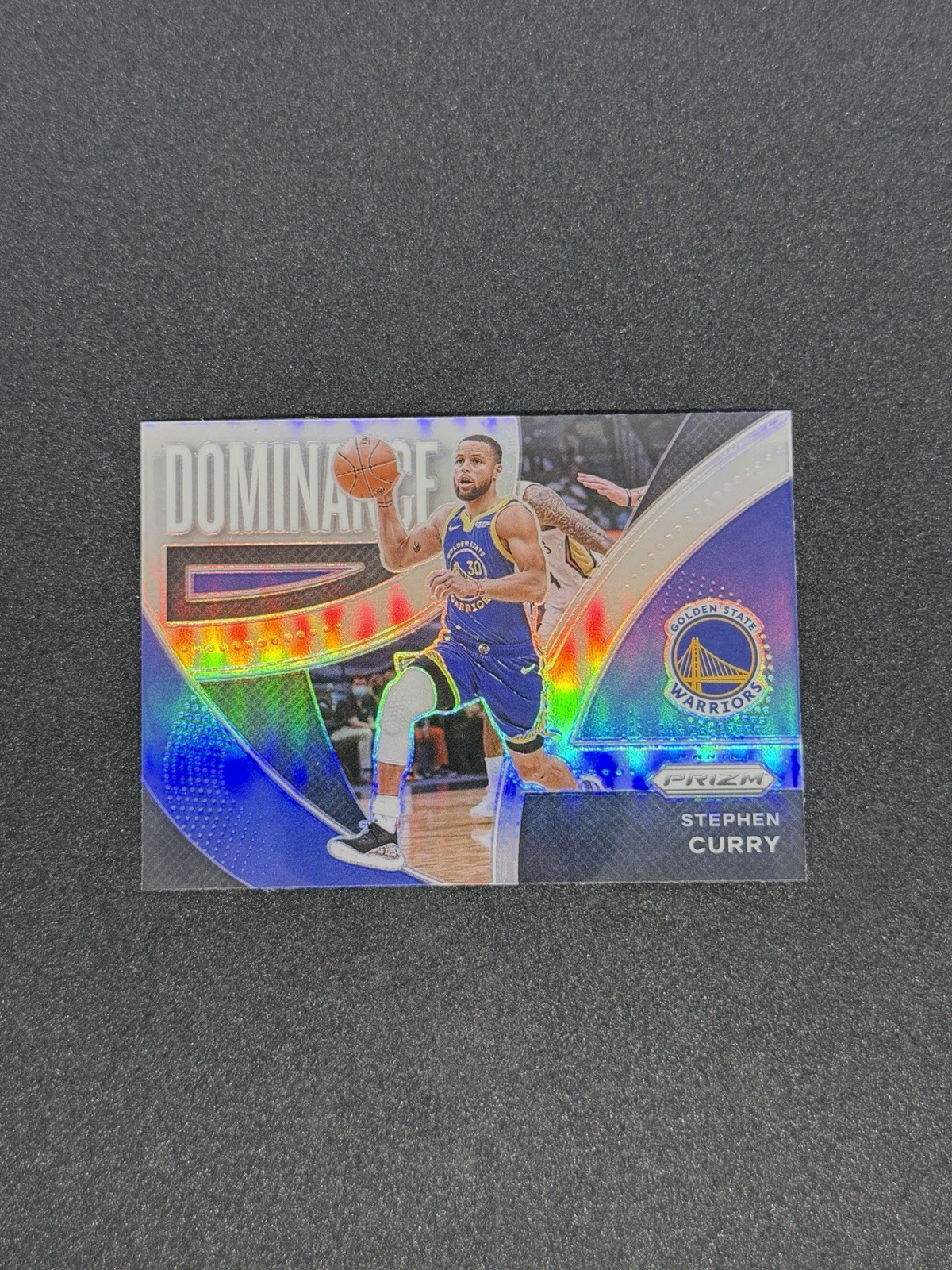 2021-22 Prizm Stephen Curry Dominance Silver Prizm Golden State Warriors