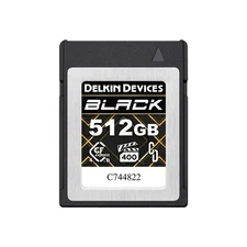Delkin Devices Black 512GB CFexpress™ Type B 4.0 VPG400 Memory Card –