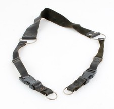 Vintage 1970s Camera Strap Black Leather