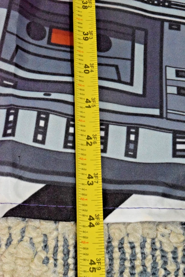 Banner de fiesta colgante de pared de los años 90 de 6 pies de ancho colorido poli nailon Foto 2 de 4