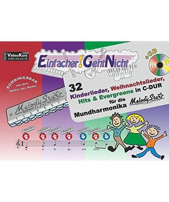 Einfacher!-Geht-Nicht: 32 Kinderlieder, Weihnachtslieder, Hits & Evergreens in C