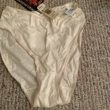 Vintage Maidenform Wise Buys Briefs Panties Size 5 Cotton Lace Trim New