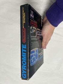 Gyromite (Nintendo NES, 1985) CIB Black Box 5-Screw Hangtab