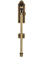 Solid Cast Brass Barrel Bolt, Antique Brass Door Slide Latch Lock, Brass Tone