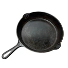 Griswold Vintage No 10 716 E Cast Iron Skillet Frying Pan Small Logo