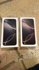 2x Original iPhone 16 Pro Max Empty Boxes Authentic Apple Packaging