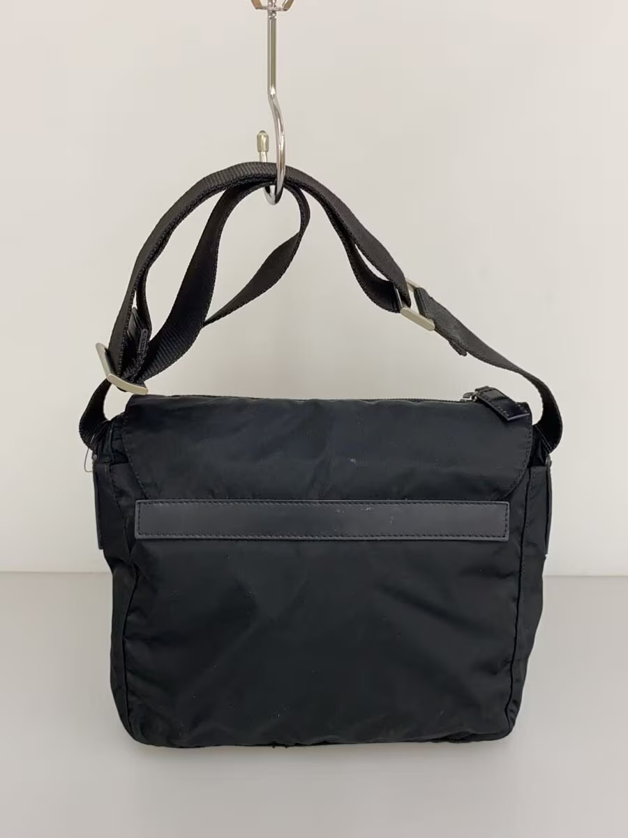 PRADA Shoulder Bag Nylon Black Plain — image 3