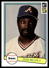 Eddie Miller 1982 Donruss #425 Braves MLB READ FREE SHIPPING AutographDen