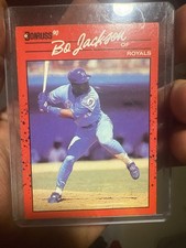 1990 Donruss RARE!!6 Bo Jackson -=ERROR=[NO . AFTER INC, RECENT ML PERFORMANCE]