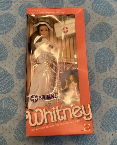 Vintage 1987 Mattel Nurse Whitney Barbie Friend Doll In Box 4405 Play Set New
