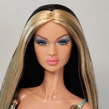 integrity toys OOAK Repaint nadja Fashion Royalty Custom Art Doll Head
