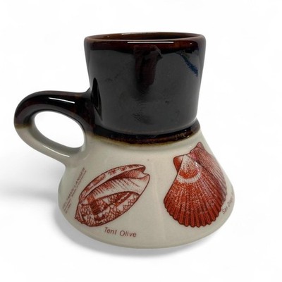 Feltman Langer - porcelain ''No Spill Mug'' - made in California 1984