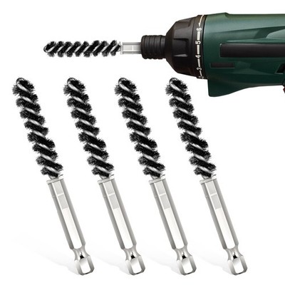 4 Pcs Golf Clubs Hosel Brushes Head Brush Hex Shank Handle Green