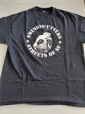 ORIGINAL SWINGIN' UTTERS STREETS OF SAN FRANCISCO T-SHIRT XL BLACK PUNK ROCK