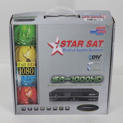 Digitaler Satelliten Receiver STAR SAT SR-1000HD PVR HDTV USB Full HD 1080
