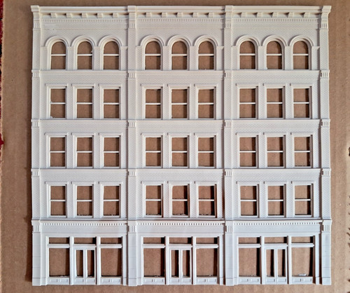 HO SCALE MODEL RESIN RAILROAD MINIATURE FRONT WALL/ FLATS / SCRATCH KIT PART
