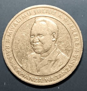 1987 Tanzania 10 Shilingi. Excellent Condition. 