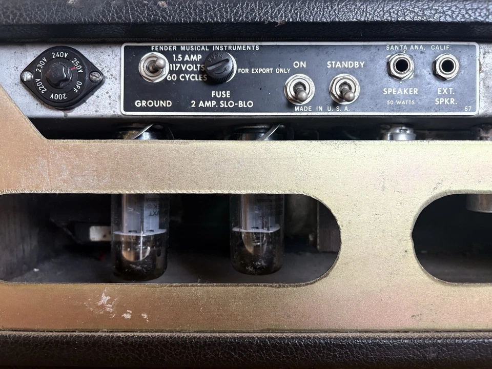 Fender Bassman Silverface 1960’s 50w (rare) - image 2 of 3