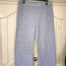 Hanes Small Petite Sweatpants Gray Women Elastic Pull-0n